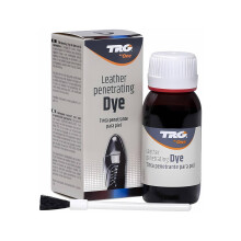 (Dark Brown) TRG Leather Shoe Dye - Permanent Colour Restoration for Shoes and Boots 50ml