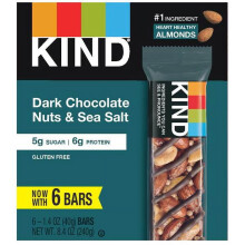 Dark Chocolate Nut with Sea Salt Bars 2-pack