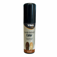 (Light Brown) TRG Suede and Nubuck Colour Restorer with Sponge Applcator for Shoes 75ml