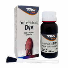 (Dark Brown) TRG Suede Shoe Dye - Specialised Recolouring for Shoes and Boots 50ml