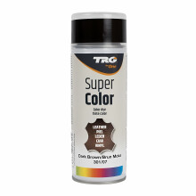 (Dark Brown) TRG Super Colour Aerosol Paint - Leather and Vinyl Recolouring 400ml