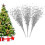 Silver Glitter Berry Stems 15.75 inch 30 pack 1