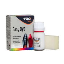 (White) TRG Easy Dye Shoe Paint for Leather Colour Change and Covering Scuffs 25ml