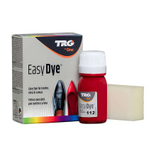 (Red) TRG Easy Dye Shoe Paint for Leather Colour Change and Covering Scuffs 25ml