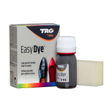 (Dark Grey) TRG Easy Dye Shoe Paint for Leather Colour Change and Covering Scuffs 25ml