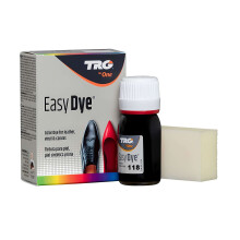 (Black) TRG Easy Dye Shoe Paint for Leather Colour Change and Covering Scuffs 25ml
