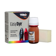 (Light Brown) TRG Easy Dye Shoe Paint for Leather Colour Change and Covering Scuffs 25ml