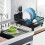 Dish Rack with Drainage and Storage for Kitchen Countertops 7