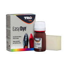 (Mahogany) TRG Easy Dye Shoe Paint for Leather Colour Change and Covering Scuffs 25ml