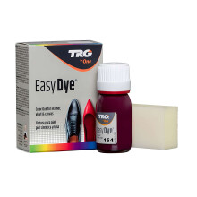 (Aubergine) TRG Easy Dye Shoe Paint for Leather Colour Change and Covering Scuffs 25ml