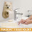 3D-utskriven hundpappershållare väggmonterad 1-pack 4