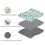 Pet Mat Winter Warm Comfortable Printed Absorbent Pad 5