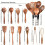 Wooden Kitchen Utensil Set with Holder 1 Pack 3