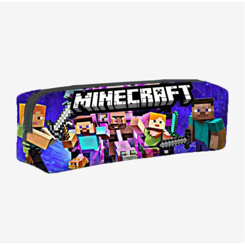 Minecraft pencil case with zipper large capacity 10 2