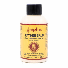 Angelus Leather Balm - Natural Oil & Wax for Smooth Leather 4oz