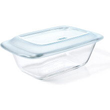 Good Grips glass loaf pan with lid