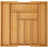 Bamboo Cutlery Tray Silverware Organizer 1 Pack 8