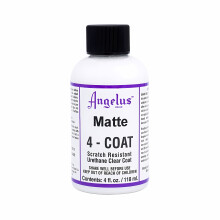 (4oz/118ml) Angelus 4-Coat 902 Matte Finisher - Scratch-Resistant Sealer