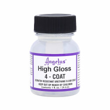 (1oz/30ml) Angelus 4-Coat 904 High Gloss Finisher - Mirror Shine for Sneakers