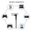 Audio Cable 8-Pin for Steelseries Arctis 3 5 7 Black 4