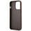 iPhone 14 Pro case brown with large metal logo 7