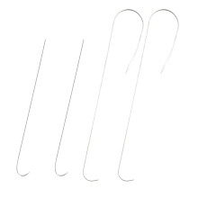 Gebogen kralennaald voor het maken van sieraden (4 stuks)
