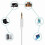 Lightning to AUX 3.5mm adapter car silver 1m 3