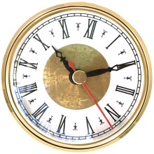 Clock Insert 70mm 80mm 90mm Gold Silver Roman Arabic Quiet
