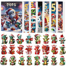 Adventskalender 2025 Akryldukker 24-dagers