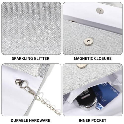 Kabelka Clutch Gold1 kus 2
