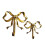Bow Hook Single Hanger Gold Coat Hooks Bow Shaped Wall Hook Wall Hanging Coat Hook Bathroom Wall Hook,B 2