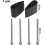 Carbon Aerobar Spacers Kit 540mm TT Handlebar Height Riser Black 4