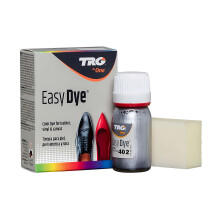 (Antique Silver) TRG Easy Dye Shoe Paint for Leather Colour Change and Covering Scuffs 25ml