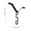 Rain Chain Adapter Set Metal Drain Pipe Hook 4 Sets 2