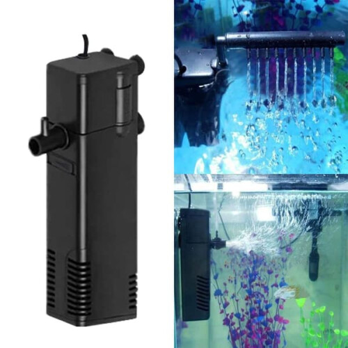 Aquarium corner filter with internal pump 1000L 1