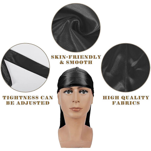 Silk Durag Lightweight Breathable Wave Cap Unisex 2