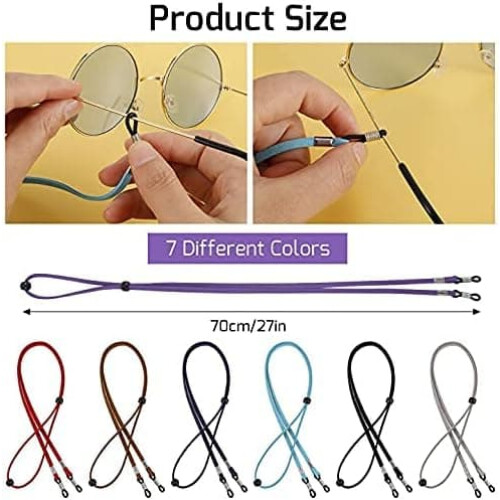 Glasses Strap Chain Adjustable 7 pcs 1