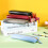 Pink leather pencil case for adults 6