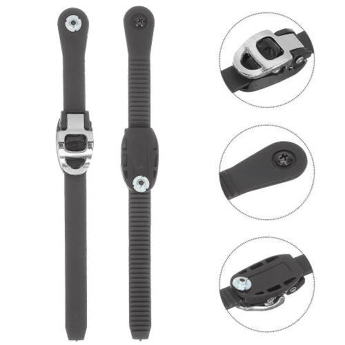 2Pcs Ski Snowboard Binding Ice Skate Inline Skate Buckle Strap Screw Excellent 1