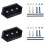 3 Pack Wall Mount Skateboard Hanger for Deck Display Storage Lucky_B 3