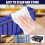 Plier Organizer Rack Plastic 10-Slot with Non-Slip Base 7