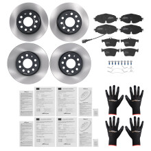 Ant.+Post. Dischi 288mm 272mm Pastiglie for Seat Leon 5F 2012-20 Freno Completo