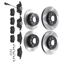 Bremsscheiben Bremsbeläge Vorne Hinten For Audi A3 Seat Altea XL 5P5 5P8 Leon1P1