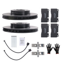 Dischi 329,7mm+Pastiglie Anteriori for VW Touareg 7L 7P 3.0-4.2L