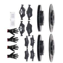 Nuovo Dischi e Pastiglie Anteriore Posteriore for Toyota Yaris 2006-2024