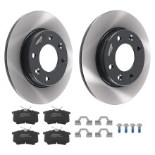Posteriore Dischi e Pastiglie 246mm for Peugeot 307 SW Break CC 1.4L 1.6L 2.0L
