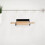 Black Display Shelves Wall-mounted Rolling Pin Holders 4 pcs 6