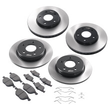 Ant.+Post. Nuovo Dischi e Pastiglie for Ford Focus C-Max DM2 2.0L 2003-2007