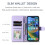Slim Wallet Case for Samsung Galaxy S21 FE Light Green 6