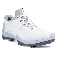 (UK 10.5-11, White) Ecco Mens 2026 BIOM Tour Fluidform Waterproof Spiked Leather Golf Shoes
